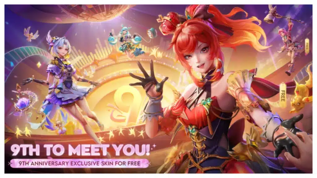 Mobile Legends: Bang Bang 9th to Meet You: Unity, Music & Free Skins