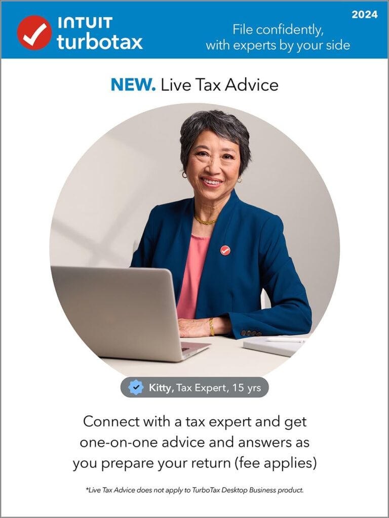 [OLD VERSION] TurboTax Deluxe 2024 Tax Software – Federal & State Tax Return [PC/MAC Download]