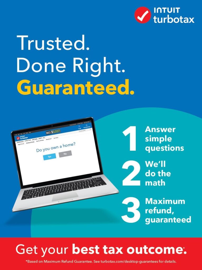 [OLD VERSION] TurboTax Deluxe 2024 Tax Software – Federal & State Tax Return [PC/MAC Download]