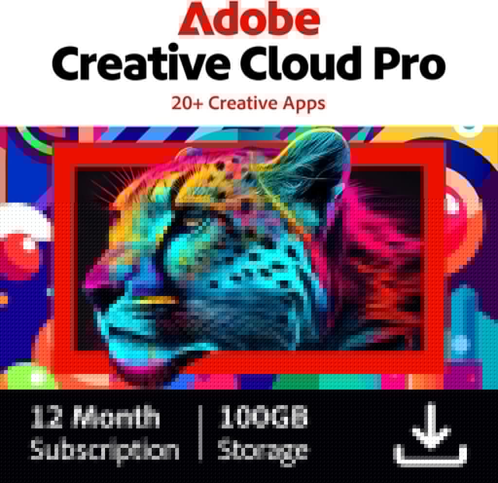 Investing in Adobe Creative Cloud Pro will give you the tools, storage, and creative freedom you need. Start today: Adobe Creative Cloud Pro