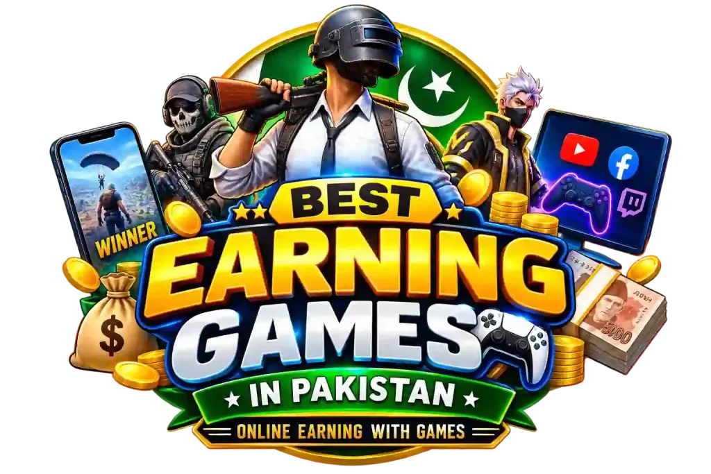 Top 5 Online Earning Games in Pakistan (2026 Updated List)