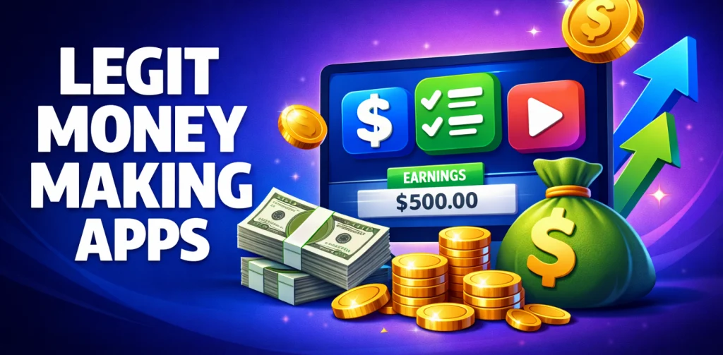 Legitimate earning apps for real investment and side-income opportunities