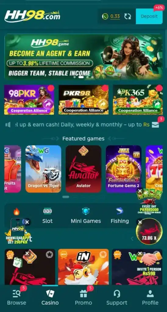 HH98 Game Download APK – New Gaming & Earning Platform in Pakistan 2026