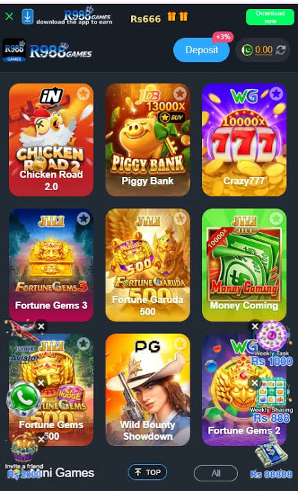 R988 Game Download APK – Pakistan Best Online Earning Game