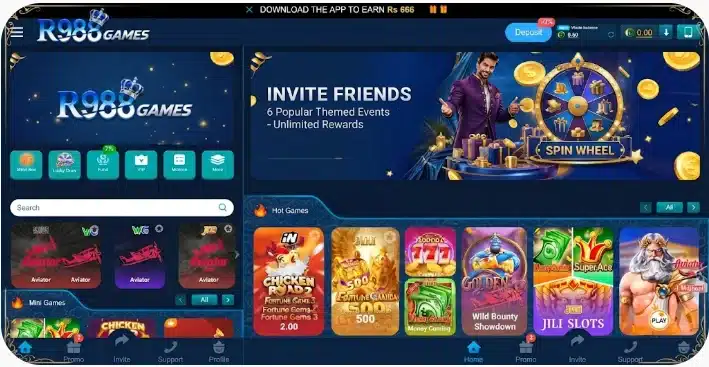 R988 Game Download APK – Pakistan Best Online Earning Game